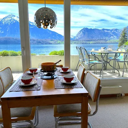 Lake Thun Alps Scenic Views And Concierge By Swisshut Sigriswil
