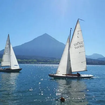 Lake Thun Alps Scenic Views And Concierge By Swisshut Сasa de vacaciones *