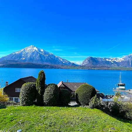 Lake Thun Alps Scenic Views And Concierge By Swisshut * Sigriswil
