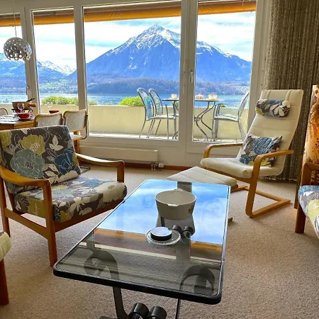 Thun Alps Scenic Views And Concierge By Swisshut Feriehus Sigriswil