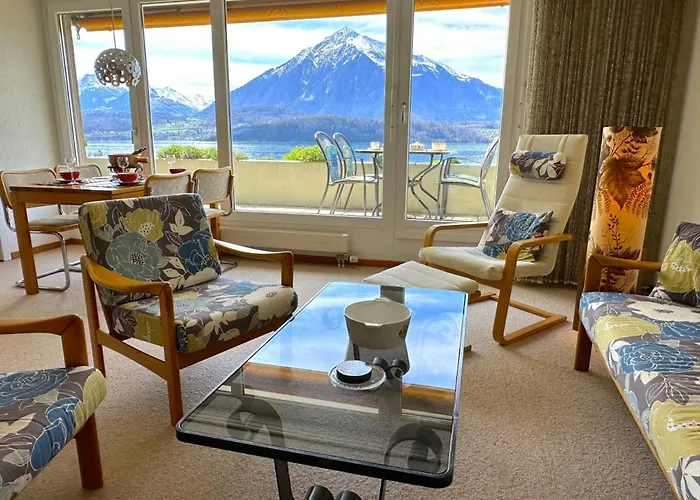 Thun Alps Scenic Views And Concierge By Swisshut Feriehus Sigriswil