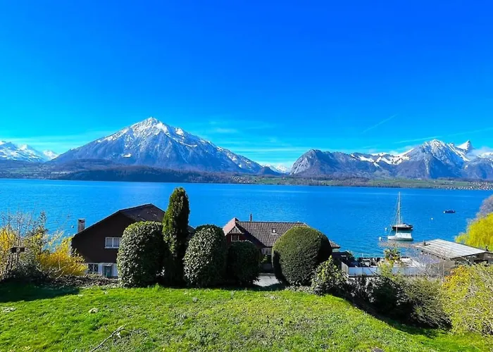 Thun Alps Scenic Views And Concierge By Swisshut * Sigriswil